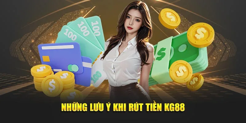 Những lưu ý khi rút tiền KG88